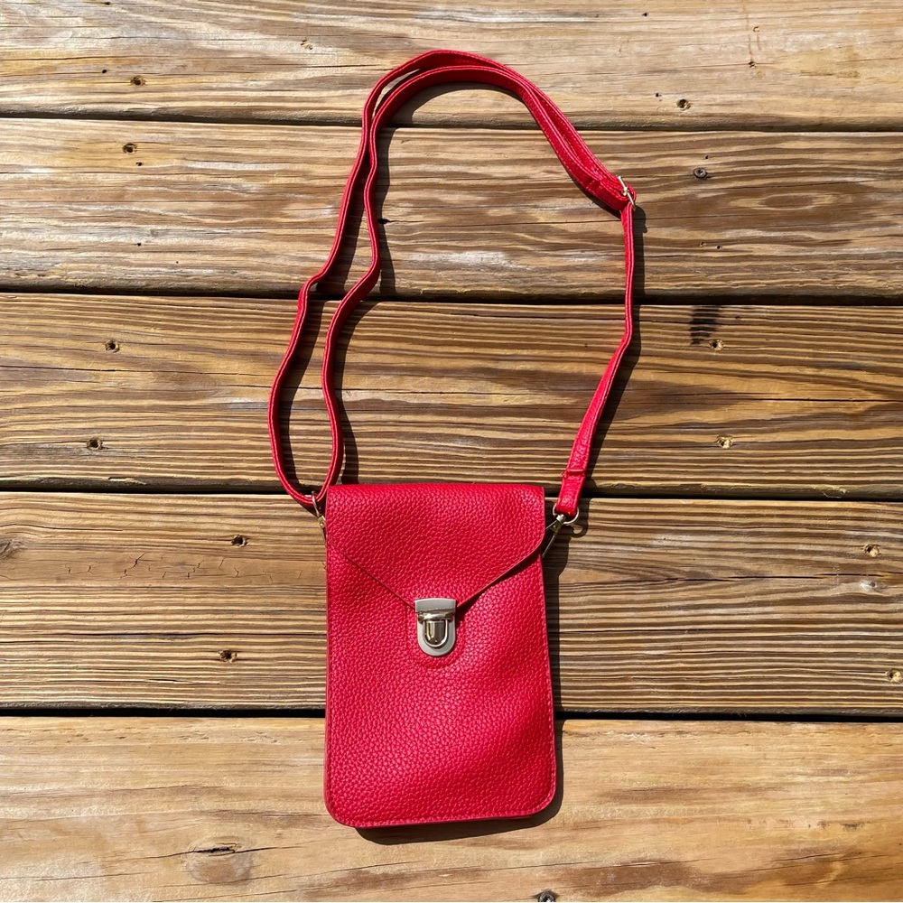 Red Cell Phone Purse